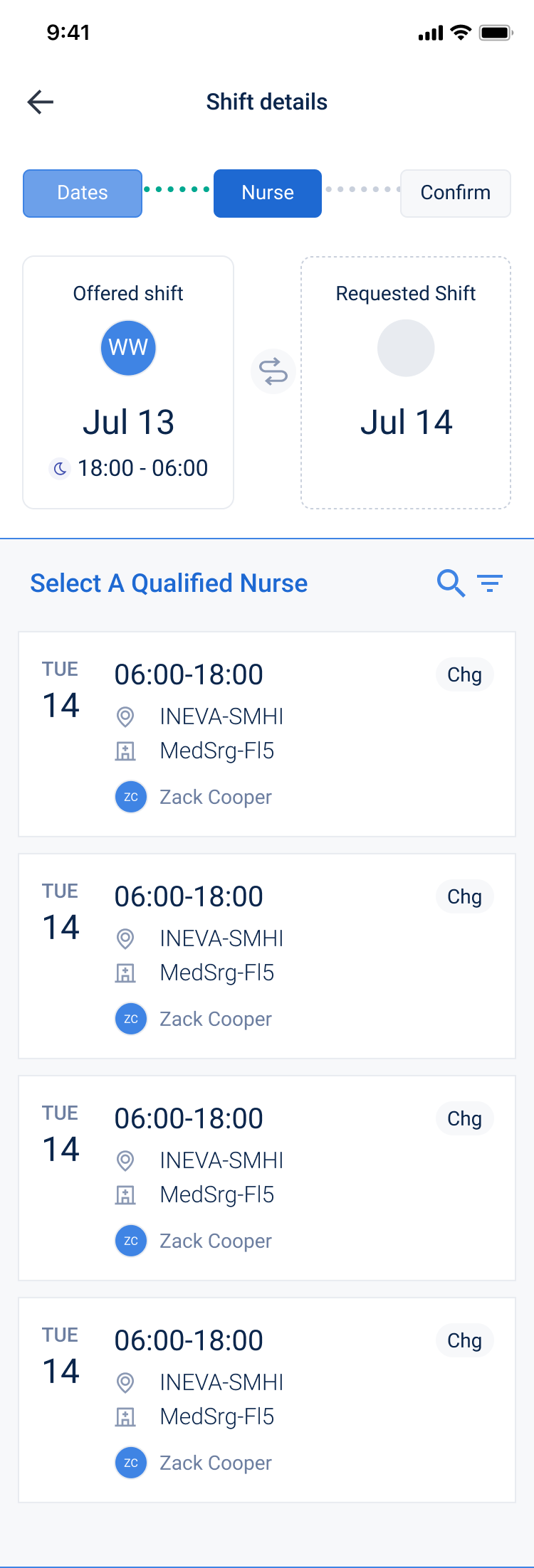 Joe Benson – One Nurse Sched
